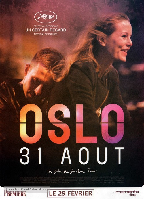 Oslo, 31. august - French Movie Poster