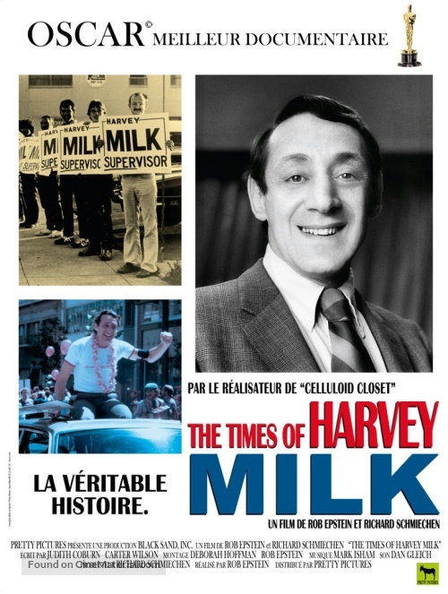 The Times of Harvey Milk - French Movie Poster