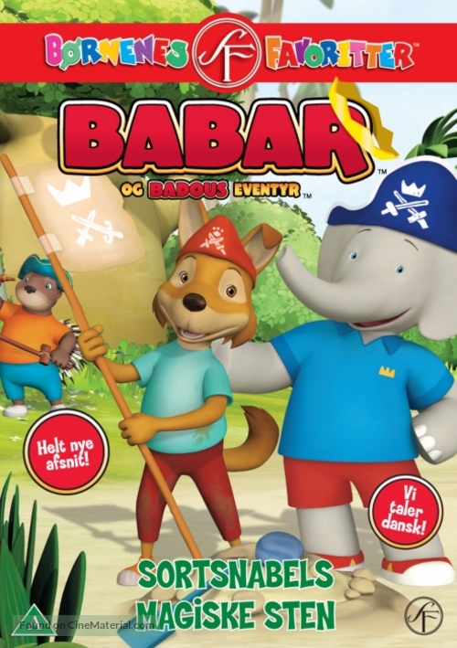 &quot;Babar and the Adventures of Badou&quot; - Danish Movie Cover