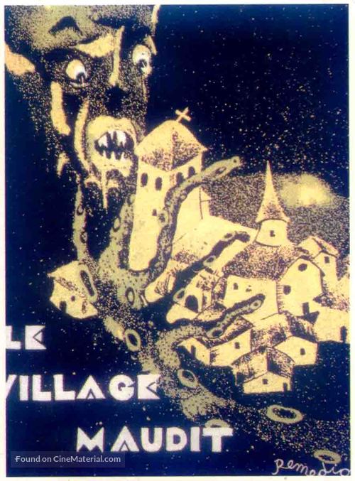La aldea maldita - French Movie Poster