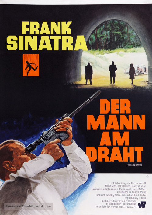The Naked Runner - German Movie Poster