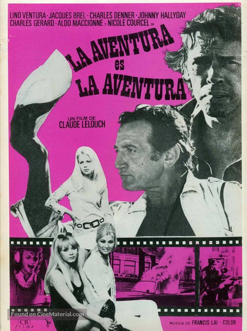 Aventure, c&#039;est l&#039;aventure, L&#039; - Spanish Movie Poster