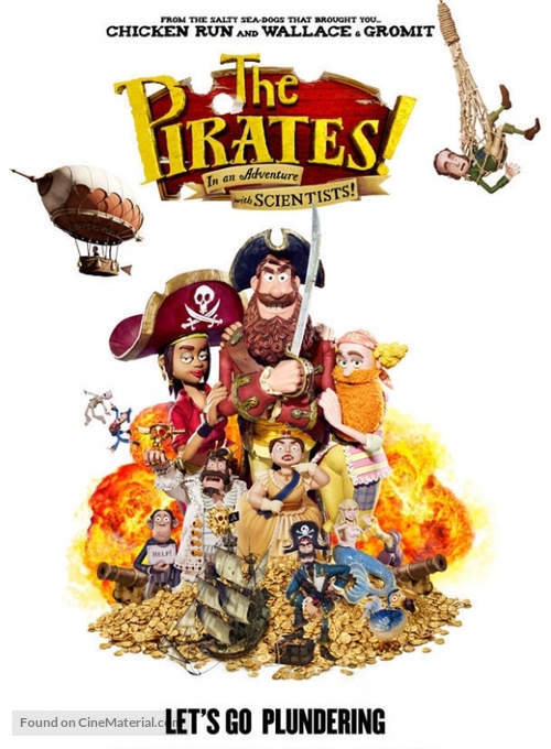 The Pirates! Band of Misfits - British Movie Poster