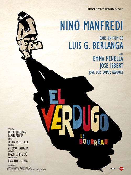 El verdugo - French Re-release movie poster