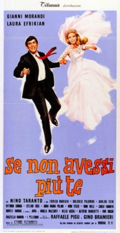 Se non avessi pi&ugrave; te - Italian Movie Poster