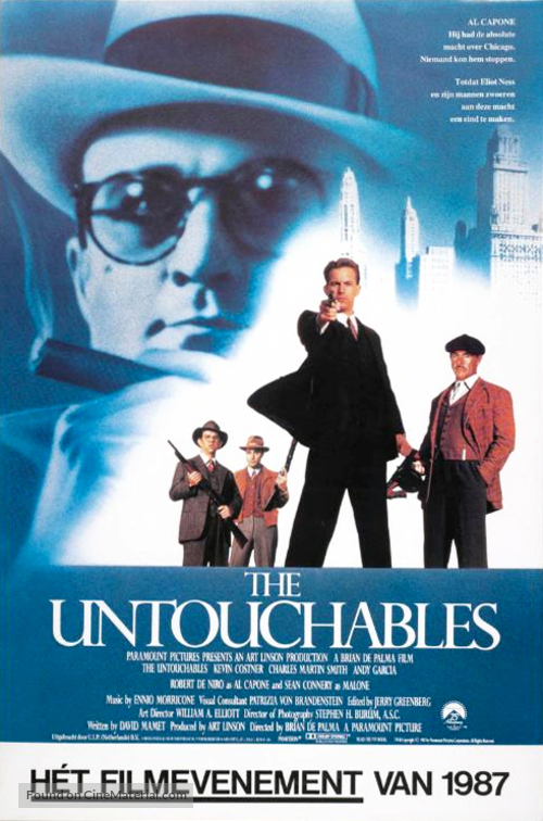 The Untouchables - Dutch Movie Poster