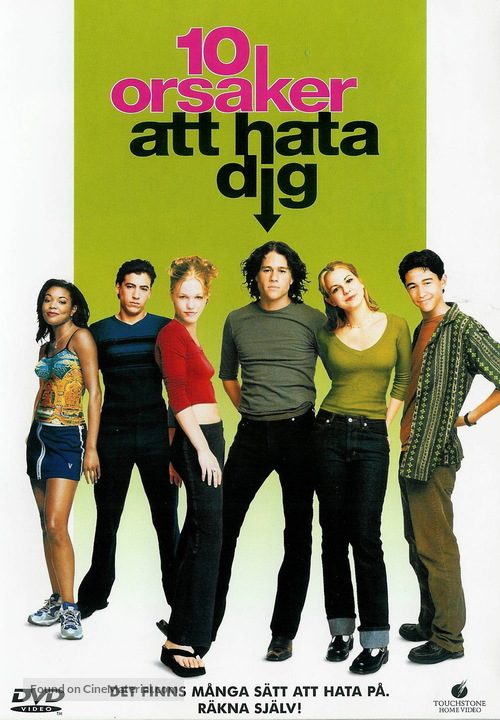 10 Things I Hate About You - Swedish Movie Cover