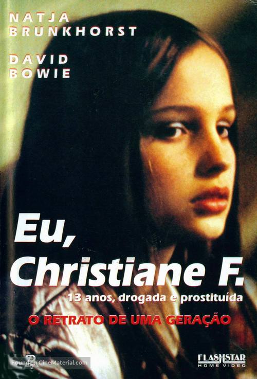 Christiane F. - Wir Kinder vom Bahnhof Zoo - Brazilian VHS movie cover