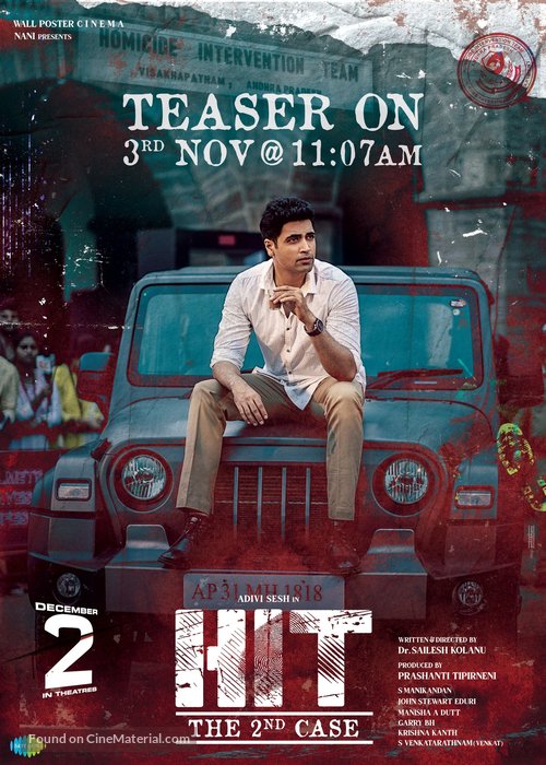 HIT: The 2nd Case - Indian Movie Poster