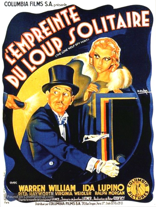 The Lone Wolf Spy Hunt - French Movie Poster