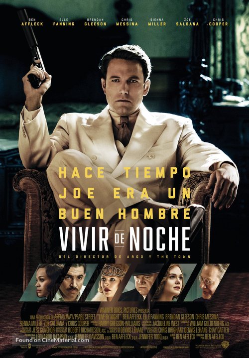 Live by Night - Spanish Movie Poster