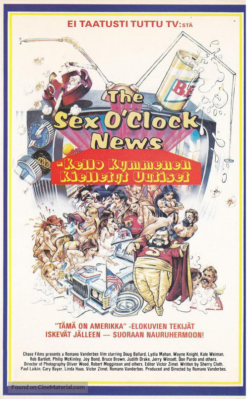 The Sex Oclock News 1985 Finnish Movie Cover