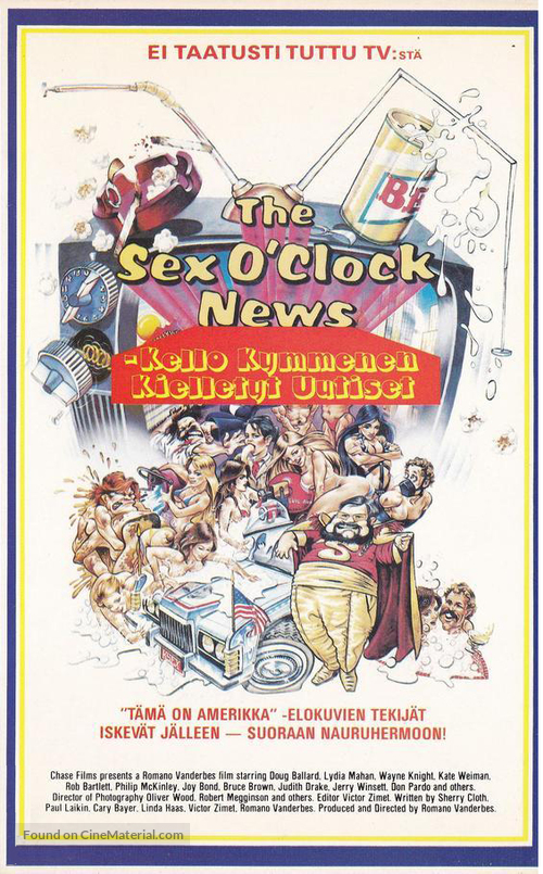 The Sex Oclock News 1985 Finnish Movie Cover