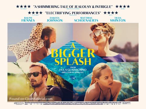 A Bigger Splash - British Movie Poster
