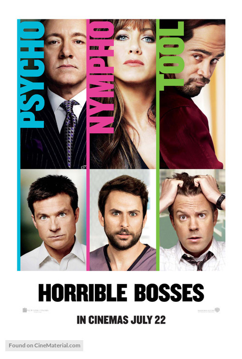 Horrible Bosses - British Movie Poster