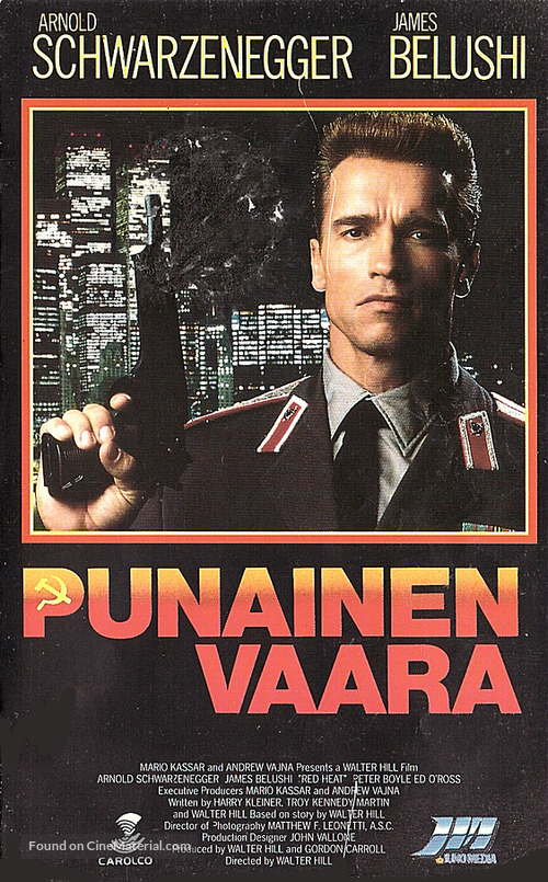 Red Heat (1988) Finnish movie cover
