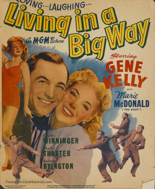 Living in a Big Way - Movie Poster