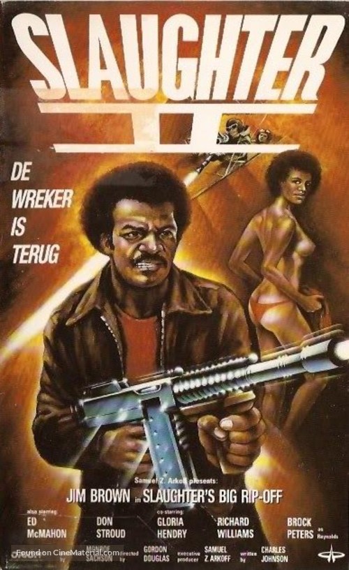 Slaughter&#039;s Big Rip-Off - Dutch VHS movie cover