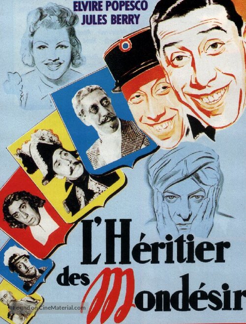 H&egrave;ritier des Mond&egrave;sir, L&#039; - French Movie Poster