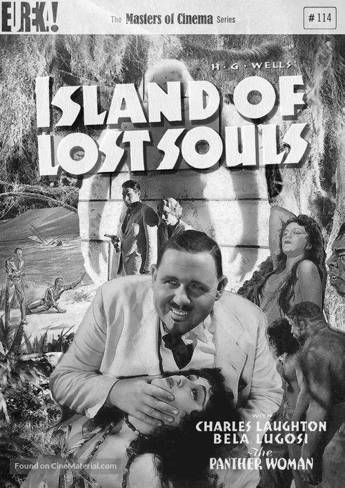 Island of Lost Souls - British DVD movie cover