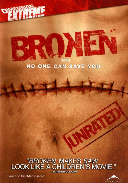 Broken - Canadian DVD movie cover