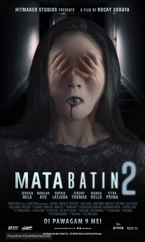 Mata Batin 2 - Malaysian Movie Poster