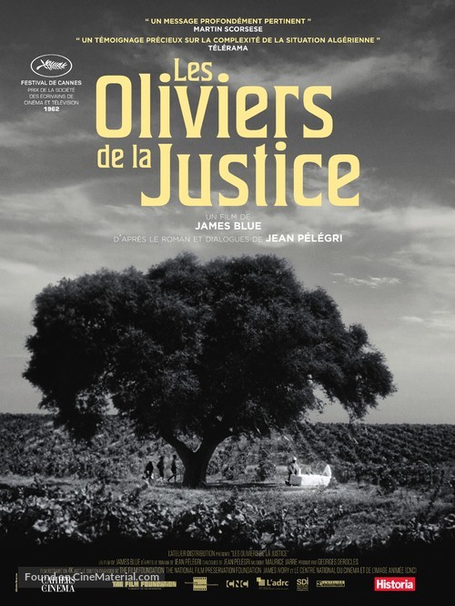 Les oliviers de la justice - French Re-release movie poster