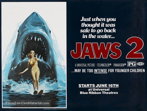 Jaws 2 - British Movie Poster