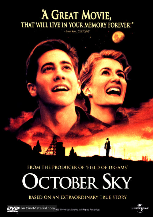 October Sky - DVD movie cover