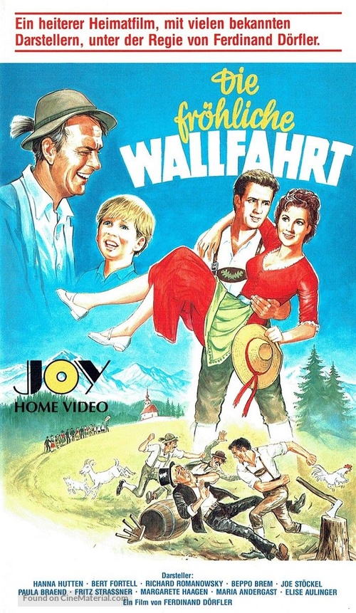Die fr&ouml;hliche Wallfahrt - German VHS movie cover