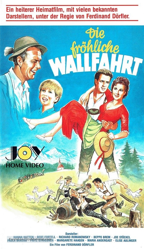 Die fr&ouml;hliche Wallfahrt - German VHS movie cover