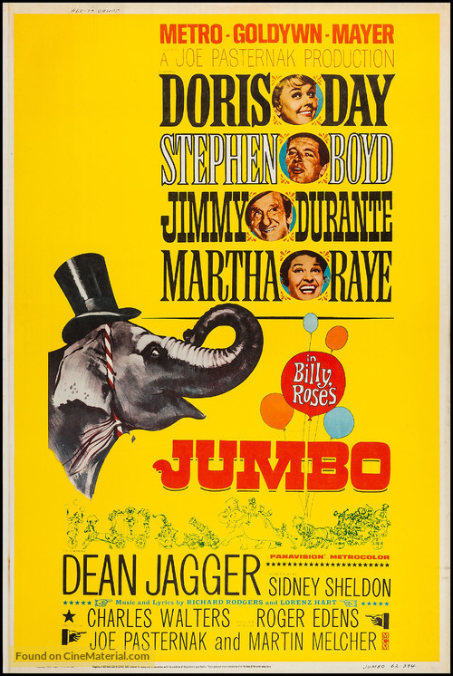 Billy Rose&#039;s Jumbo - Movie Poster