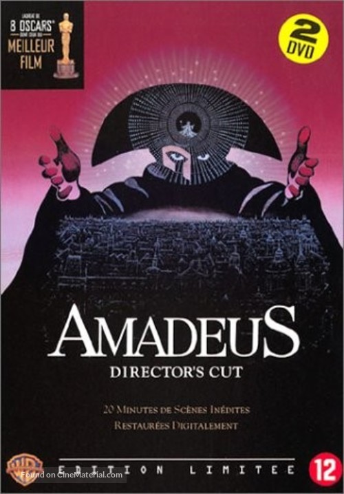 Amadeus - Belgian DVD movie cover