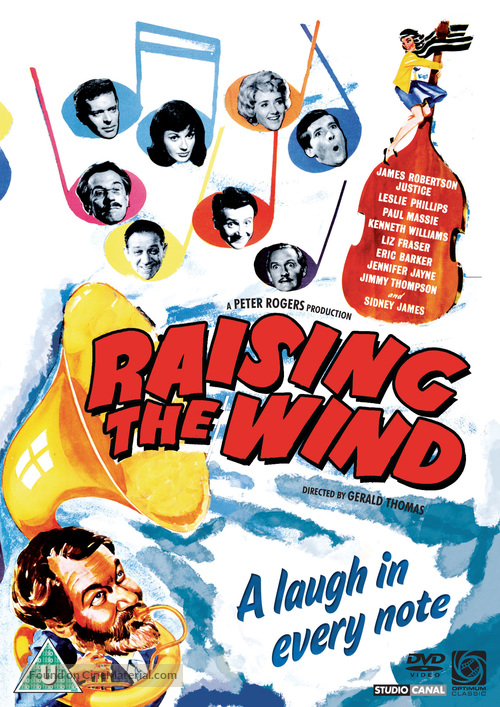 Raising the Wind - British DVD movie cover
