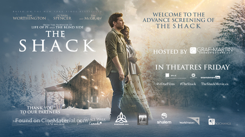 The Shack - Canadian Movie Poster