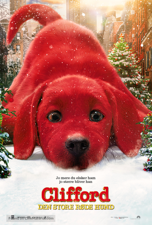 Clifford the Big Red Dog - Danish Movie Poster