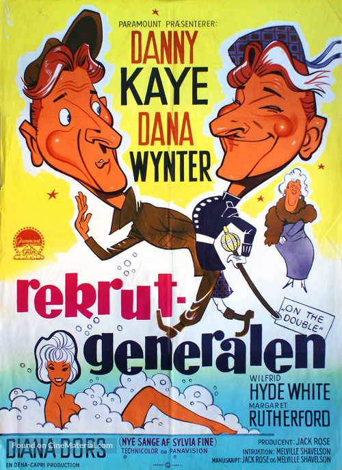On the Double - Danish Movie Poster