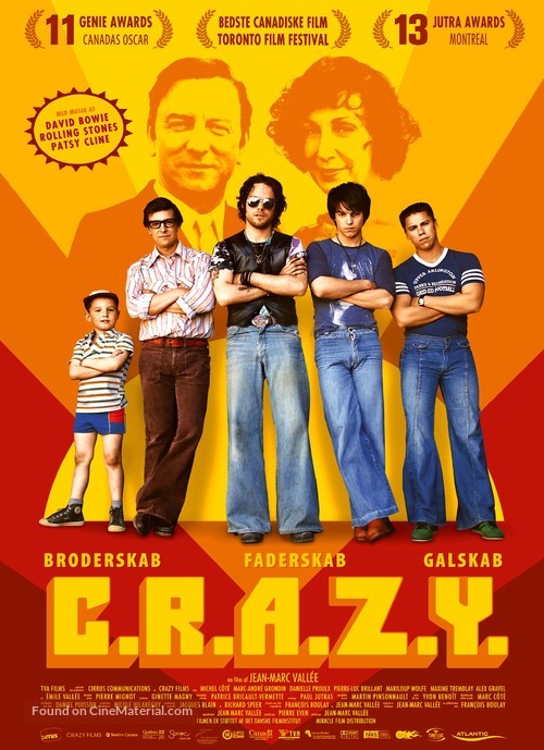 C.R.A.Z.Y. - Danish Movie Poster
