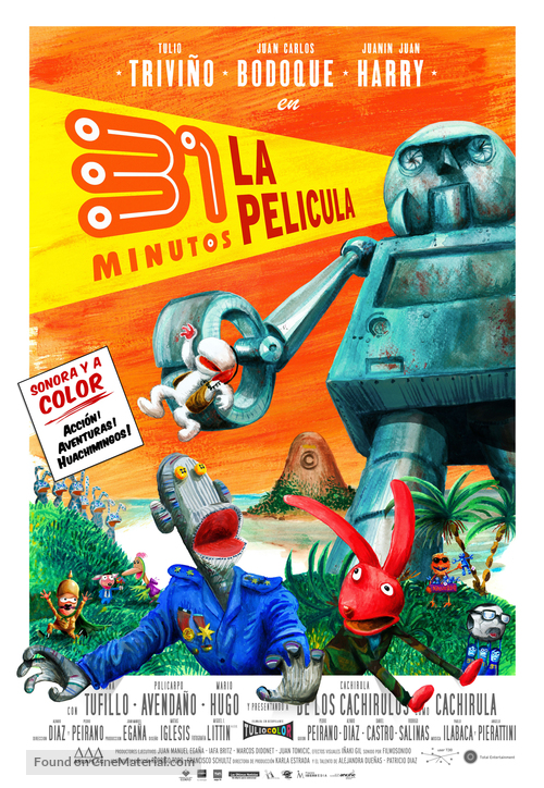 31 minutos, la pel&iacute;cula - Chilean Movie Poster