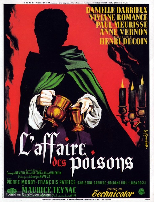 L&#039;affaire des poisons - French Movie Poster