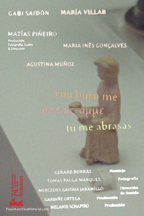 T&uacute; me abrasas - Spanish Movie Poster