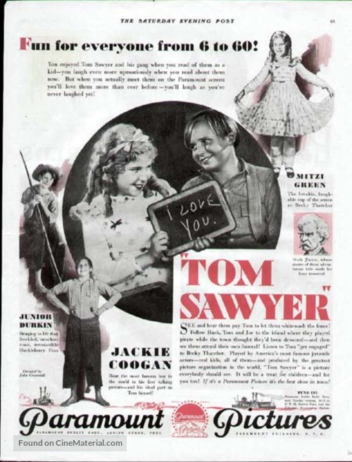Tom Sawyer - Movie Poster