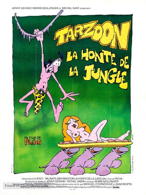 Tarzoon, la honte de la jungle - French Movie Poster