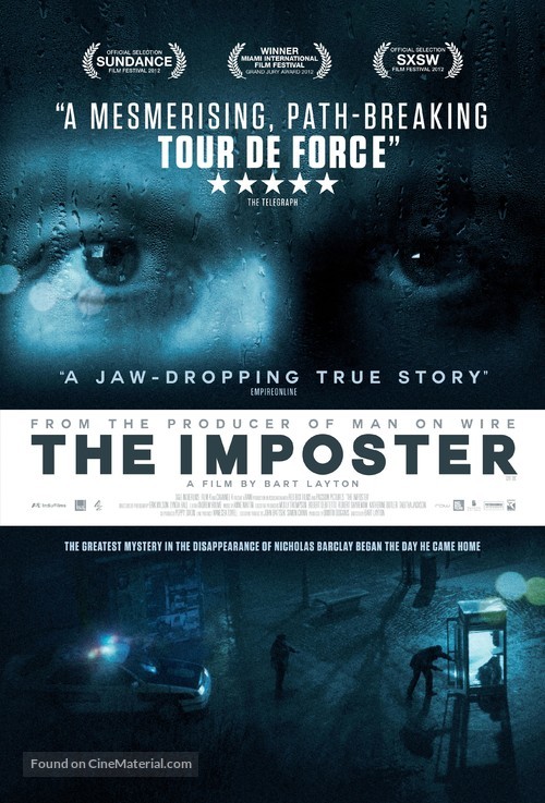 The Imposter - British Movie Poster