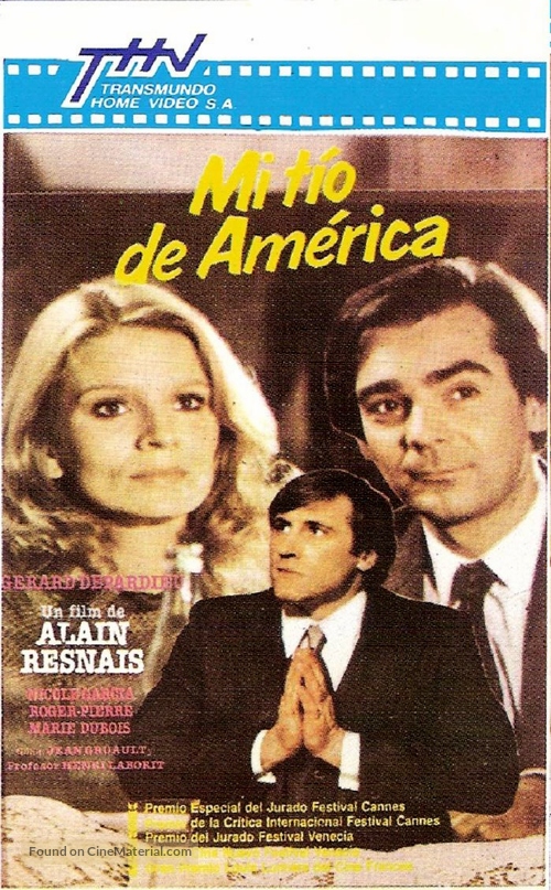 Mon oncle d&#039;Am&eacute;rique - Argentinian Movie Cover