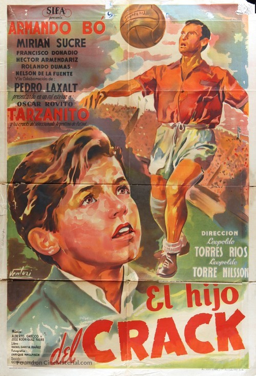 El hijo del crack - Argentinian Movie Poster