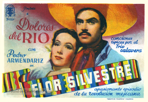 Flor silvestre - Spanish Movie Poster