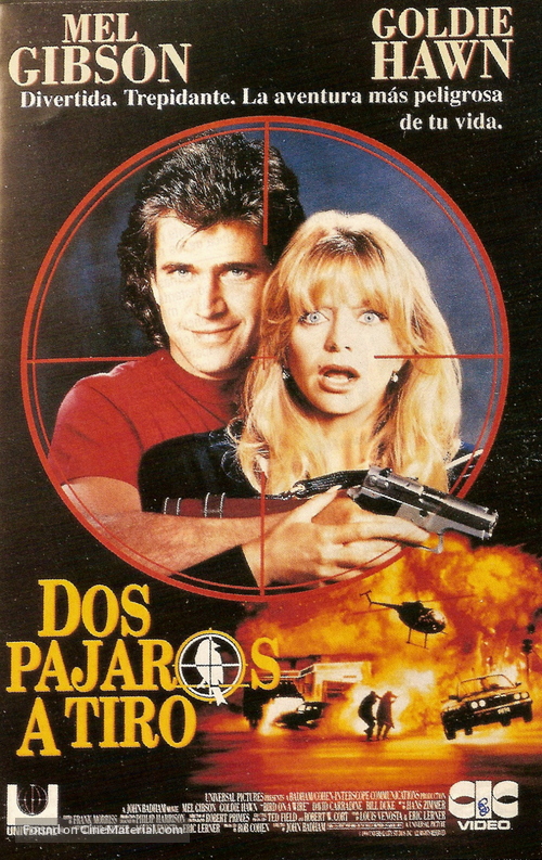 Bird on a Wire - Spanish VHS movie cover