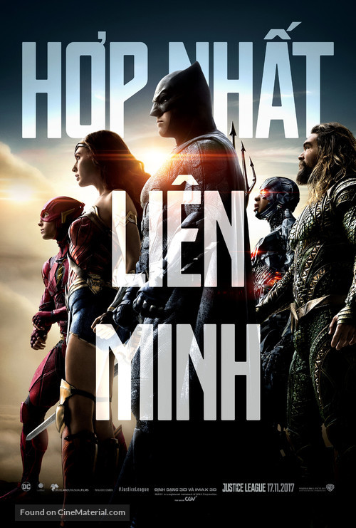 Justice League - Vietnamese Movie Poster