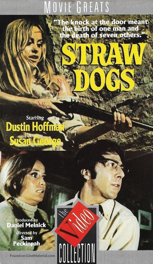 Straw Dogs - British VHS movie cover